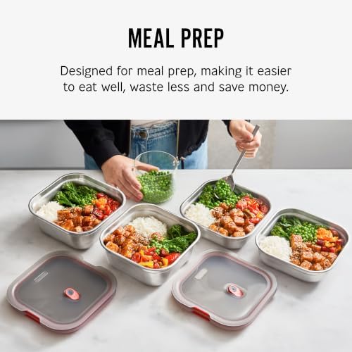 BLACK + BLUM Stainless Steel Lunch Box | Microwave Safe Container | 47 oz - Image 5