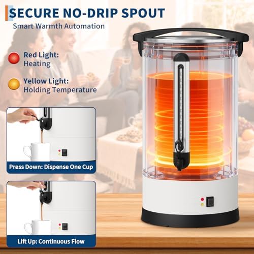 120 Cup Coffee Urn, 18 l Large Commercial Coffee Maker - Image 4