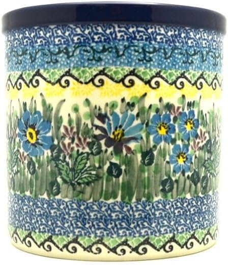 Polish Pottery Utensil Holder - Unikat Signature U4613 by Polish+Pottery+Gallery