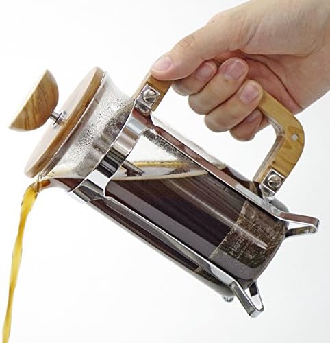 Hario Olive Wood Coffee and Tea Press, 600ml - Image 4