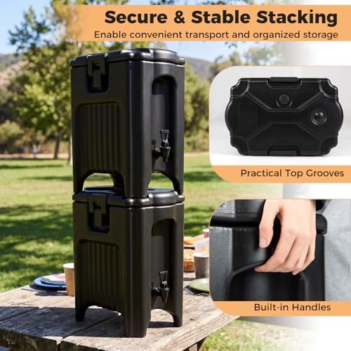COSTWAY 5 Gal Insulated Beverage Dispenser, Commercial Coffee Drink Serve - Image 5