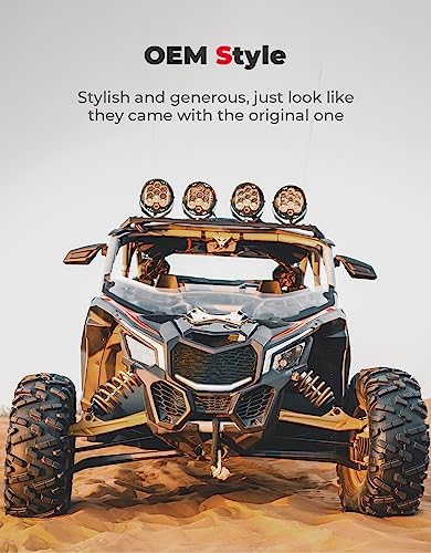 KEMIMOTO X3 Front Bumper Mesh Grill Compatible with Can-Am Maverick X3 - Image 6