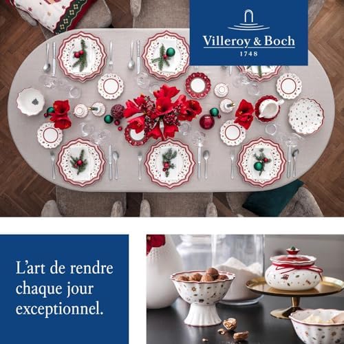Villeroy & Boch Delight Soup Bowl, Porcelain, Multi, 26.5 x 26.8 x 14 cm, White - Image 6