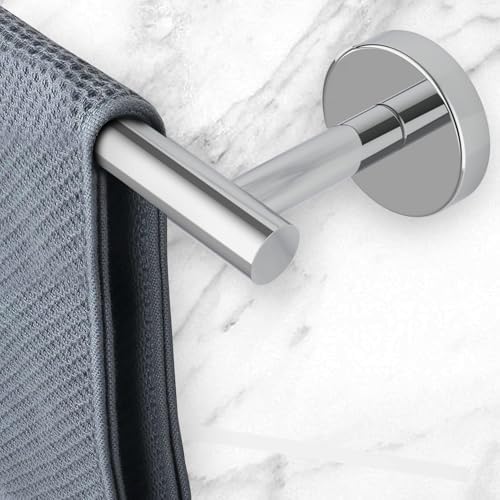 Newfun 10-Pieces Polished Chrome Bathroom Hardware Set 24 Inch - Image 4