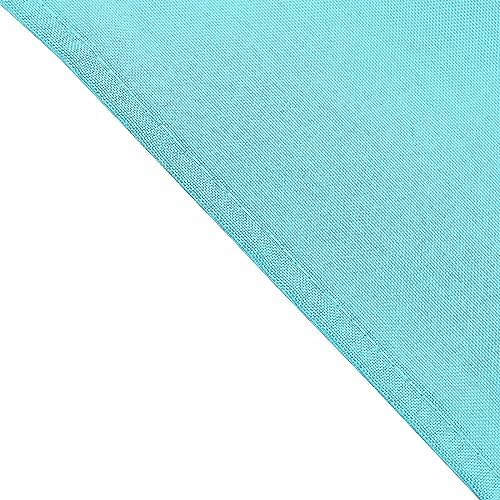 100 pcs 17-Inch Blue Polyester Table Napkins Reusable Washable Wedding Party Dinner Linens Tableware Supplies - Image 2