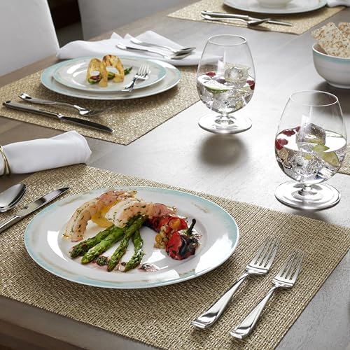 Oneida Moda Cocktail Forks Silverware Set for 4, Flatware - Image 3