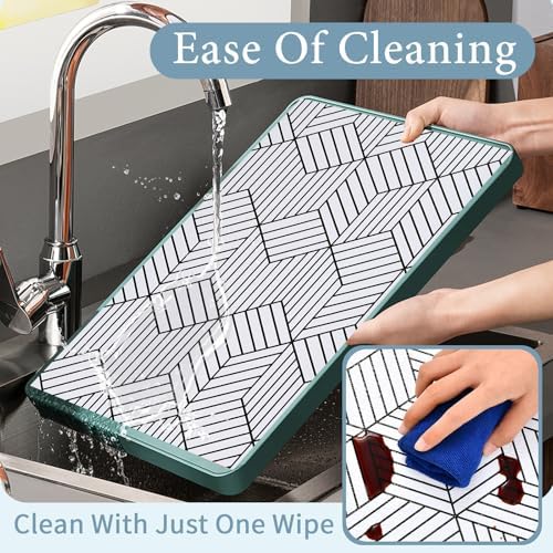 Shelf Liners for Kitchen Cabinets Non Adhesive Shelf Liner Paper Non-Slip - Image 4
