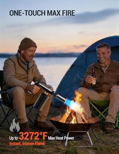ThermoMaven Propane Torch Gun, One-Touch Max Fire Flame Thrower - Image 5