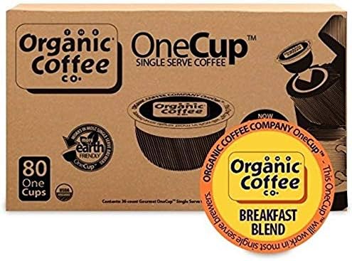 The Organic Coffee Co. Compostable Coffee Pods - Breakfast Blend (80 Ct) K Cup Compatible including Keurig 2.0, Medium Roast, USDA Organic - Image 4