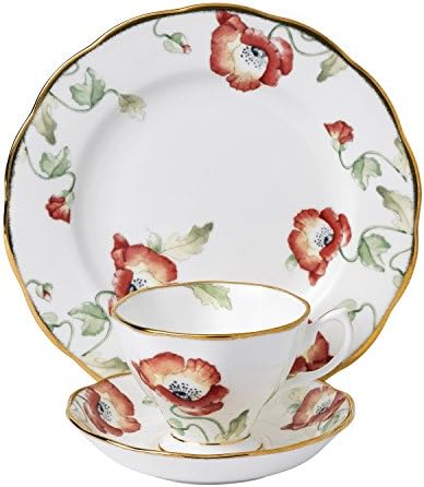 Royal Albert 100 Years 1970 3-Piece Set (Teacup, Saucer & Plate 8") by RoyalAlbert