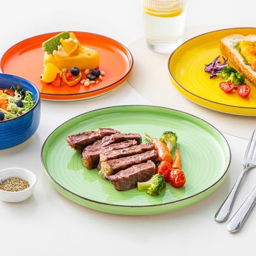 vancasso Bonita Dinnerware Sets 18 Pieces, Stoneware Dishes Set for 6, Plates and Bowls Set, Dinshwasher and Microwave Safe, Multicolor - Image 7