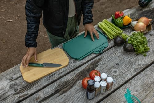 Gerber Gear ComplEAT Cutting Board Set - Cutting Board Kit with Polypropylene & Bamboo Cutting Boards - Features Paring Knife & Chef's Knife for camping picnics and outdoors - Image 2