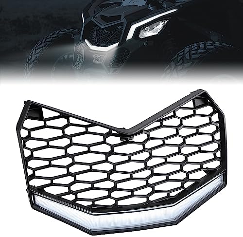 KEMIMOTO X3 Front Bumper Mesh Grill Compatible with Can-Am Maverick X3 by kemimoto