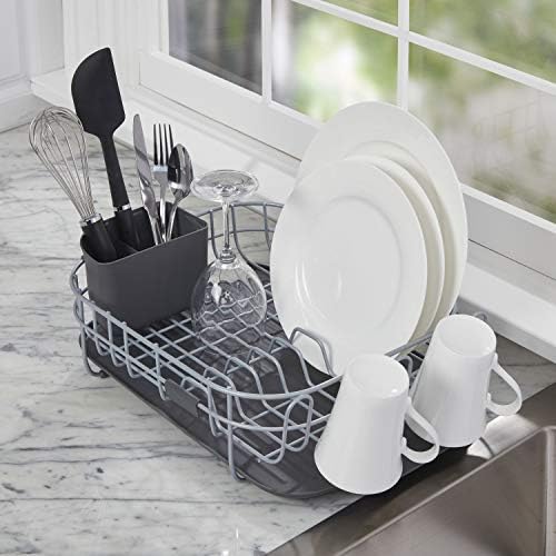 KitchenAid Carbon Steel Dishrack, one Size, Charcoal, Low Profile (Pack of 2) - Image 6
