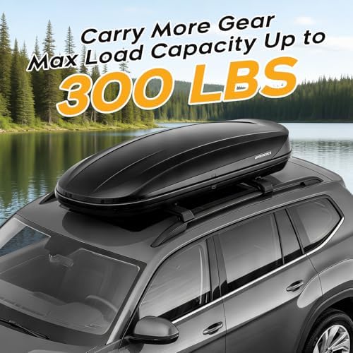 Powerty 300LBS Roof Rack Cross Bars for 2017-2026 Volkswagen VW Atlas with Raised Side Rails(Not for Atlas Cross Sport), Lockable Aluminum Roof Crossbars Rooftop Luggage Racks for Atlas Accessories - Image 4