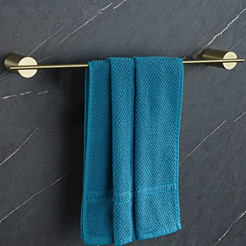 RANDOM Brushed Gold Towel Bar Rack Holder 24 inch Hand Towel Holder for Bathroom Kitchen Hardware Accessories Wall Mount 96068-2-24BG - Image 6