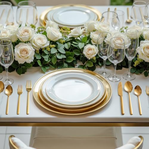 KINGSTONE Gold Silverware Set, 60 Piece Flatware Cutlery Set for 12, 18/10 Stainless Steel Silverware Mirror Polished Dishwasher Safe for Home, Restaurant, Wedding, Party(Gold, 60 pieces for 12) - Image 4