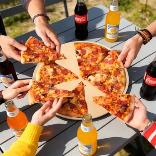 Large Round 16 Inch Pizza Stone for Grill and Oven, Cordierite Baking Stone - Image 6