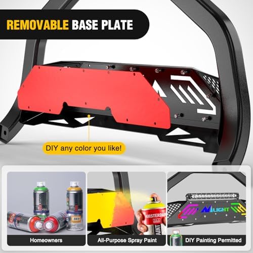 Nilight Bull Bar with Light for 2003-2008 Honda Pilot, 2006-2015 Ridgeline - Image 7