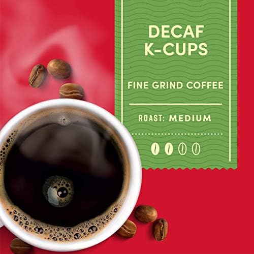 Tim Hortons Decaf Medium Roast Coffee, Single-Serve K-Cup Pods Compatible with Keurig Brewers, 96ct K-Cups, Red 24 Count (Pack of 4) - Image 3
