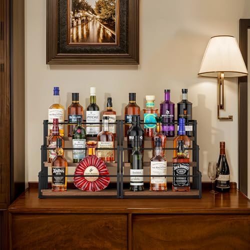 THYGIFTREE 3 Tier Liquor Bottle Display Shelf - Image 6
