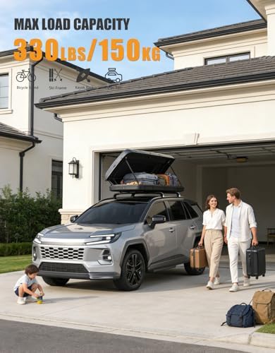 KINGGERI 330lbs Roof Rack Cross Bars for Toyota RAV4 2026 - Image 3
