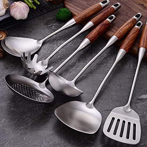 Kitchen Utensils Set,6 PCS with Utensils Holder,304 Stainless Steel - Image 3