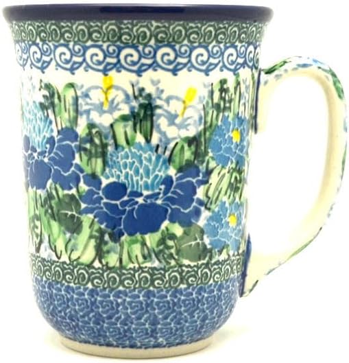 Polish Pottery Mug - 16 oz. Bistro - Unikat Signature U5138 by Polish+Pottery+Gallery