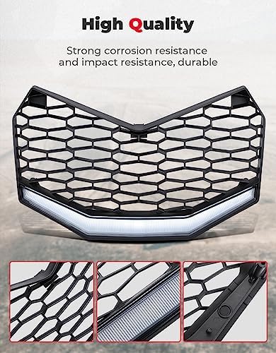 KEMIMOTO X3 Front Bumper Mesh Grill Compatible with Can-Am Maverick X3 - Image 2