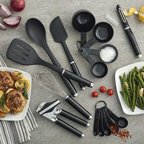 KitchenAid Classic Tool and Gadget Set, 15-Piece, Black (Pack of 2) - Image 6