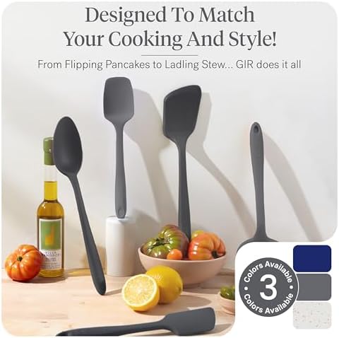 GIR: 10-Piece Silicone Essentials Kitchen Utensils Set – Charcoal - Image 6