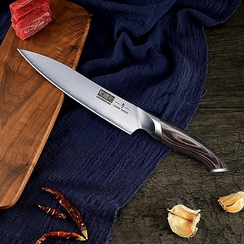 HOSHANHO 6 Inch Kitchen Knife, Ultra Sharp Japanese Kitchen Utility Knife - Image 6