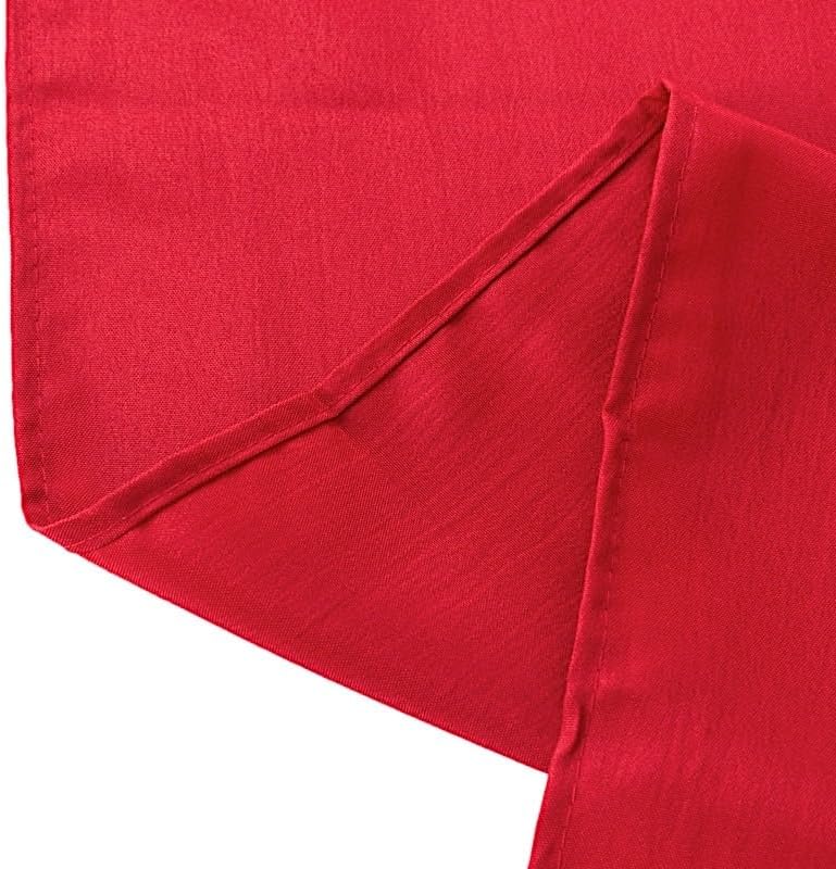 Balsa Circle 100 pcs 17-Inch Wine Polyester Luncheon Napkins - for Wedding Party Reception Events Restaurant Kitchen Home - Image 5