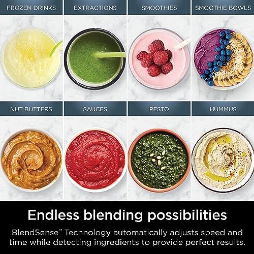 Ninja Detect Blender with Cups, BlendSense Tech, 72oz, 1800PW, Black, TB301 - Image 2