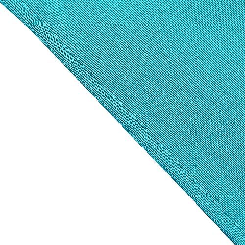 50 pcs 17-Inch Turquoise Polyester Table Napkins Reusable Washable Wedding Party Dinner Linens Tableware Supplies - Image 2