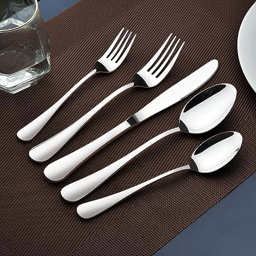 Silverware Set for 12,60 Piece Stainless Steel Flatware Utensil Cutlery Set - Image 7