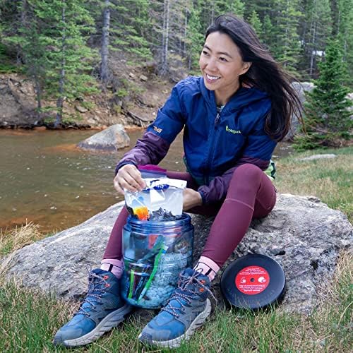 BearVault Canister for Backpacking. 4 Sizes: BV500, BV475, BV450, BV425. Bear-Resistant Food Container for Camping, Hiking, Fishing, Hunting, Bikepacking. BearVault is Bear Safe! - Image 4