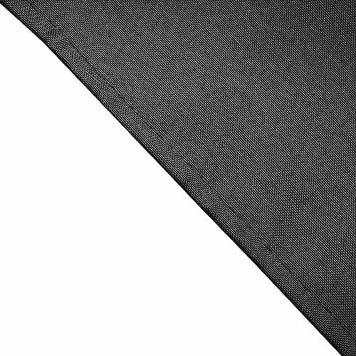 50 pcs 17-Inch Black Polyester Table Napkins Reusable Washable Wedding Party Dinner Linens Tableware Supplies - Image 2