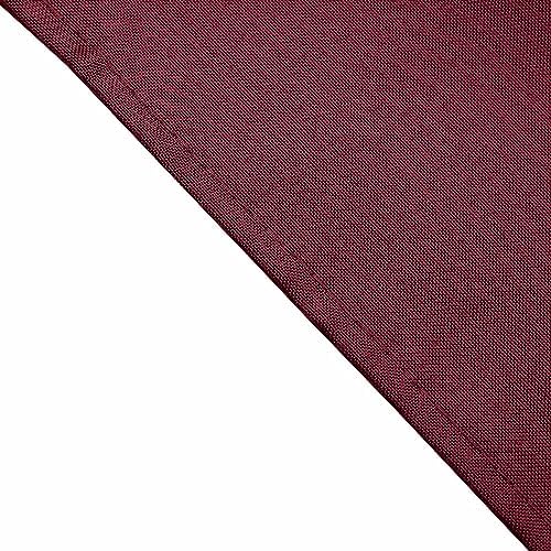 10 pcs 17-Inch Burgundy Polyester Table Napkins Reusable Washable Wedding Party Dinner Linens Tableware Supplies - Image 2