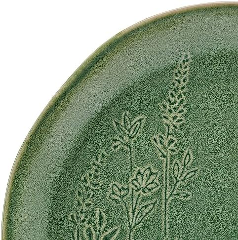 Pfaltzgraff Carrie 12 Piece Dinnerware Set, Service for 4, Green - Image 4