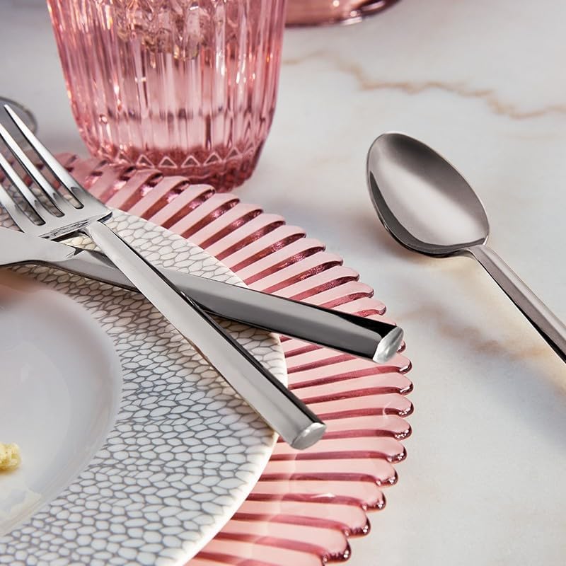 Fortessa Archie Glass, 12.8" Charger Plate (Set of 4), Pink - Image 3