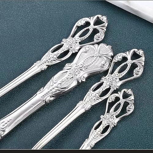 Silverware Set for 2, MIKIWAY 10 Pieces Stainless Steel Flatware Set, Cutlery Tableware Set, Kitchen Utensils Set Include Spoons And Forks Set, Mirror Polished, Dishwasher Safe - Image 5