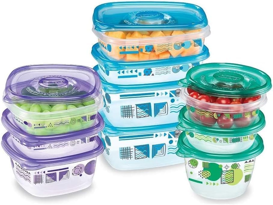 Glad GladWare MatchWare Food Storage Containers, 20 Pieces - Image 3